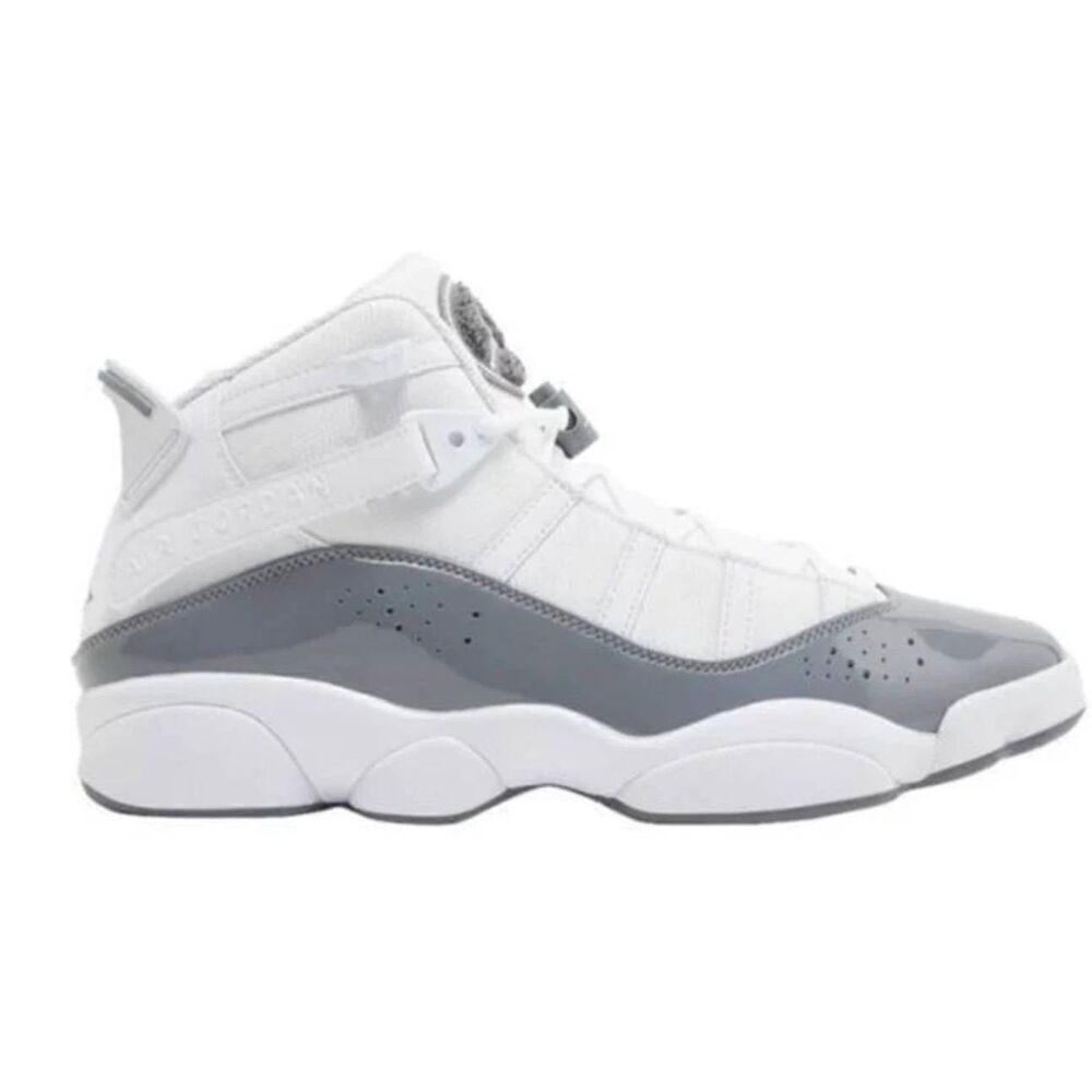Nike Air Jordan 6 Rings "White Cool Grey" Sneakers Size 5Y/W6.5